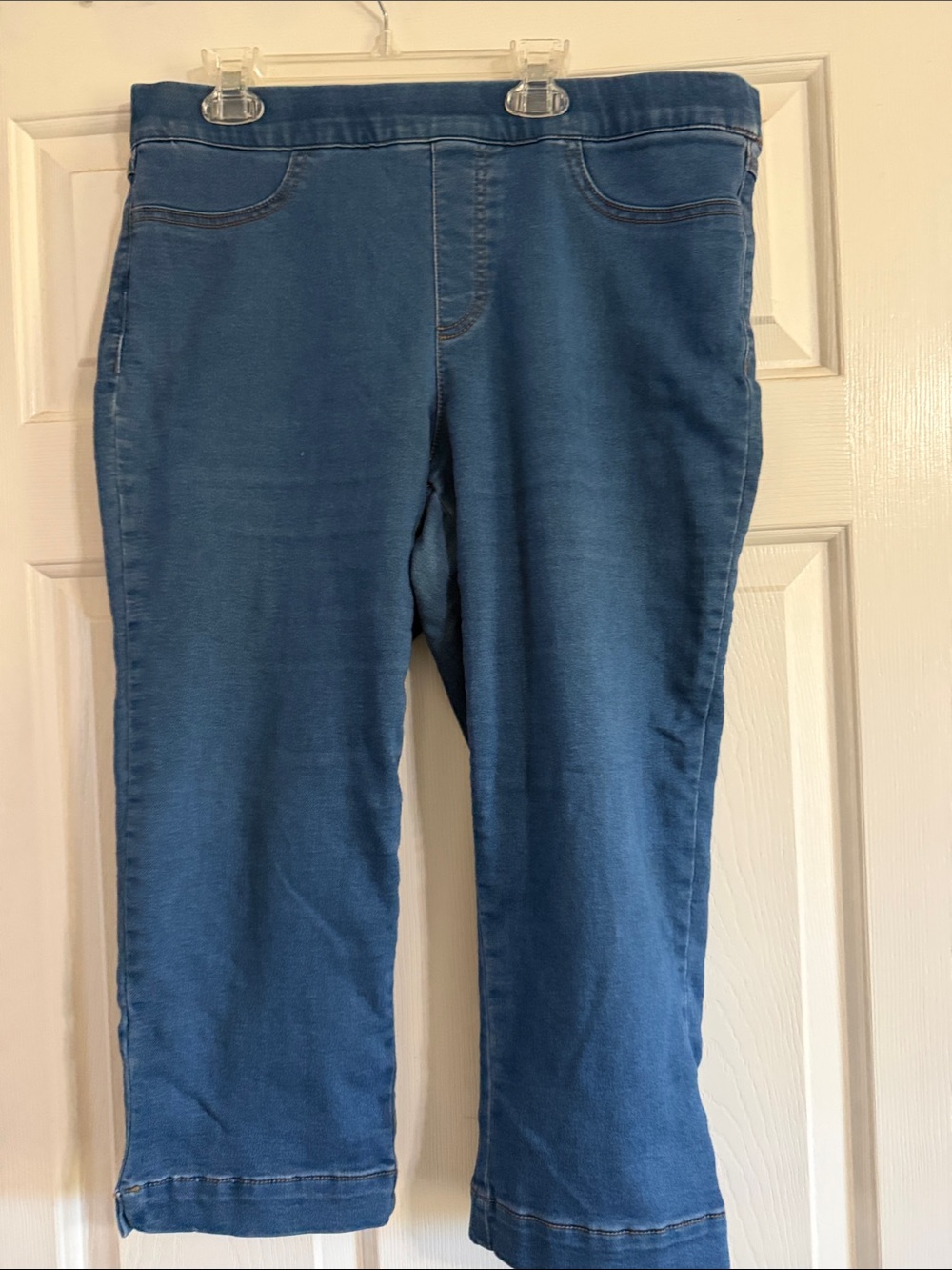 Kim Rogers Blue Women's Stretch Capri Jeans